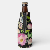 Boho Pastel Waterverf Flesjeskoeler (Fles Achterkant)