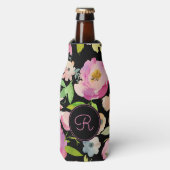 Boho Pastel Waterverf Flesjeskoeler (Fles Voorkant)