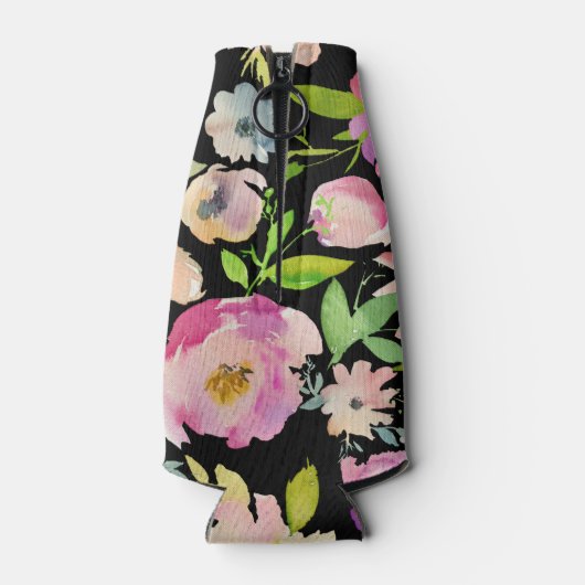 Boho Pastel Waterverf Flesjeskoeler (Achterkant)