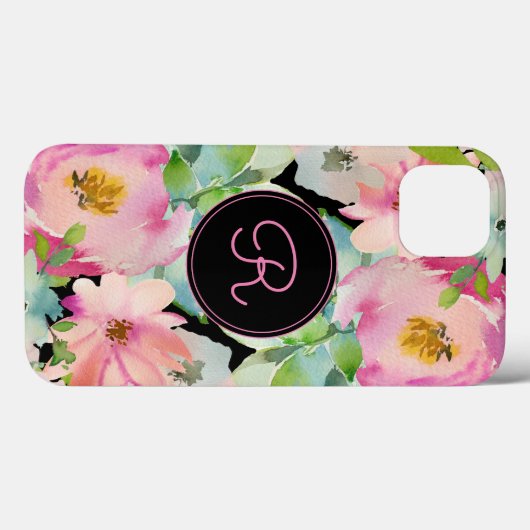 Boho Pastel Waterverf iPad Cover (Achterkant (horizontaal))