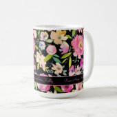 Boho Pastel Waterverf Koffiemok (Voorkant rechts)