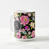Boho Pastel Waterverf Koffiemok (Voorkant links)