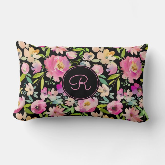 Boho Pastel Waterverf Kussen (Voorkant)