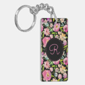 Boho Pastel Waterverf Sleutelhanger (Voorkant Links)