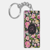 Boho Pastel Waterverf Sleutelhanger (Voorkant Links)