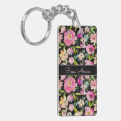 Boho Pastel Waterverf Sleutelhanger (Voorkant Links)