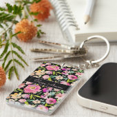 Boho Pastel Waterverf Sleutelhanger (Voorkant Rechts)