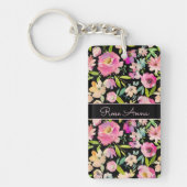 Boho Pastel Waterverf Sleutelhanger (Voorkant)