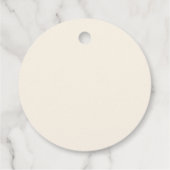 Boho Pastel Wilde Bloem Bruiloft Feest Favor Bedankjes Labels (Achterkant)