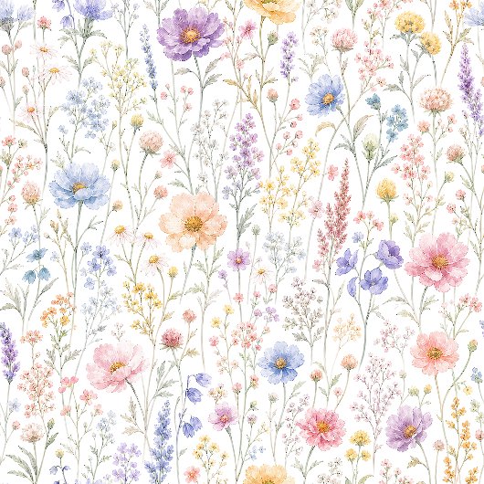 Boho Pastel Wilde Bloementuin Schort