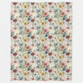 Boho Pasteldeken cadeau voor haar gezellige moment Fleece Deken (Voorkant)