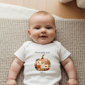 Boho Patchwork Pompoen Christelijke Pasgeborene Romper