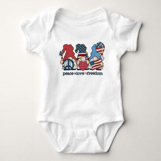 Boho Patriottische Kabouters Romper (Voorkant)