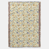 Boho patroon 01.w Lyellow BG Deken (Voorkant Verticaal)