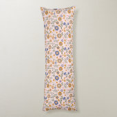 Boho patroon 01.w Roze BG Lichaamskussen (Achterkant (Verticaal))