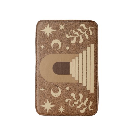 Boho Patroon Badmat (Voorkant Verticaal)