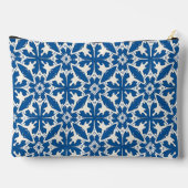 Boho-patroon in blauw – Elegant & Stout Etui (Achterkant)