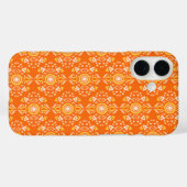 Boho-patroon in Oranje en geel Case-Mate iPhone Case (Achterkant (horizontaal))