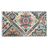 BOHO patroon Pair King Size Kussensloop (Voorkant-Rechts)