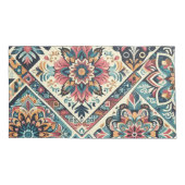 BOHO patroon Pair King Size Kussensloop (Achterkant-Links)