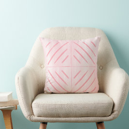 Boho patroon roze shabby chiq vrouwelijk kussen