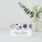 Boho-patroon | Stippenpatroon Visitekaartje (Staand voorkant)