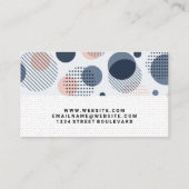 Boho-patroon | Stippenpatroon Visitekaartje (Achterkant)