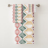 Boho Pattern Bad Handdoek (Insitu)