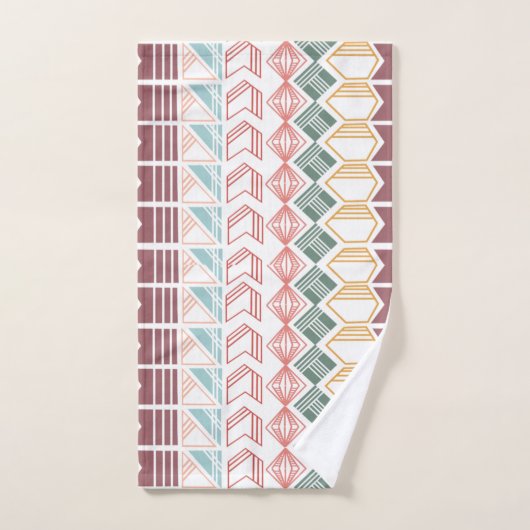 Boho Pattern Bad Handdoek (Handdoek)