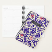 Boho Pattern Blue en Red Planner (Display)
