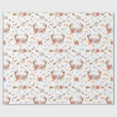 Boho Pattern Cadeaupapier (Vlak)