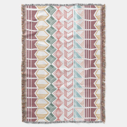 Boho Pattern Deken (Voorkant Verticaal)