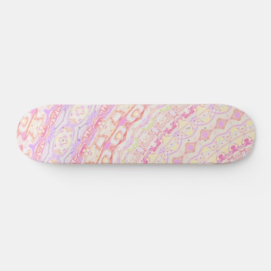 Boho Pattern Persoonlijk Skateboard (Horizontaal)