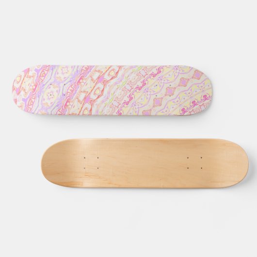 Boho Pattern Persoonlijk Skateboard (Horizontaal)