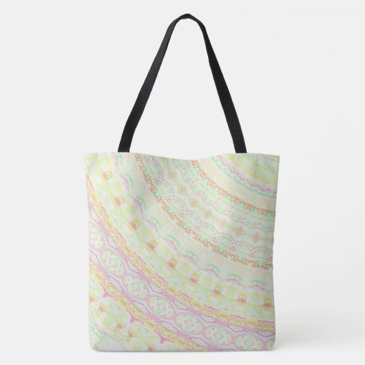 Boho Pattern Tote Bag (Achterkant)