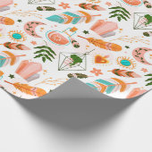 Boho Pattern Wrapping Paper Cadeaupapier (Hoek)