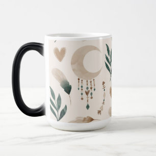 Boho Patterned Morphing 15 oz Magische Mok