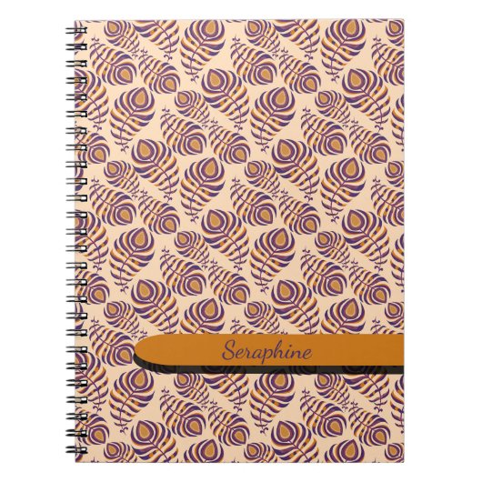 Boho Pauwveer Notitieboek (Voorkant)