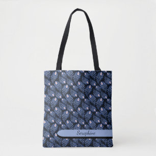 Boho Pauwveer Tote Tas