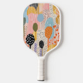 Boho Peach Gold Gepersonaliseerde Pickleball Paddl Pickleball Paddle (Achterkant)