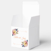 Boho Peachy Floral Bedankdoosjes (Geopend)
