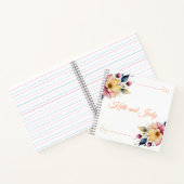 Boho Peachy Floral Notitieboek (Binnen)