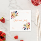 Boho Peachy Floral Servet (Insitu)