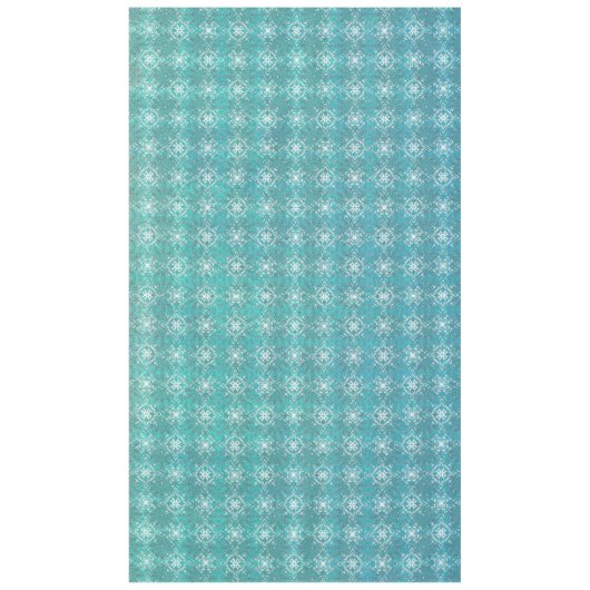 Boho Peacock Inspirations Turquoise Tafelkleed (Voorkant)