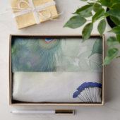  Boho Peacock Peacocks Ontkoppeling Tissuepapier (Geschenk)