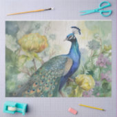 Boho Peacock Peacocks Ontkoppeling Tissuepapier (Craft)