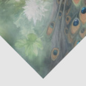 Boho Peacock Peacocks Ontkoppeling Tissuepapier (Detail)