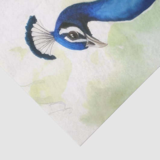  Boho Peacock Peacocks Ontkoppeling Tissuepapier (Detail)