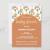 Boho Pear Waterverf Handgeschilderd Kaart (Voorkant)