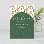 Boho Peer Waterverf Handgeschilderd Kaart (Staand voorkant)